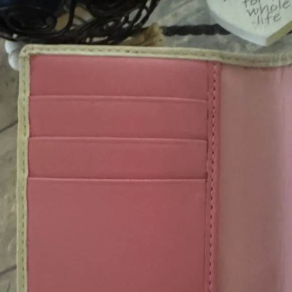 Coach Beige and Pink Passport Cover - Picture 8 of 9